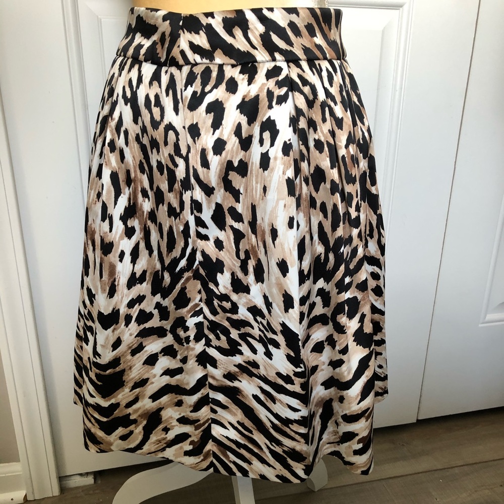 Beautiful animal print skirt.